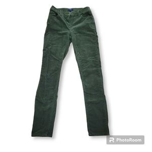 Green corduroy pants